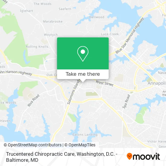 Trucentered Chiropractic Care map