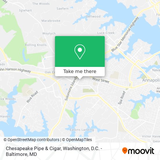 Mapa de Chesapeake Pipe & Cigar