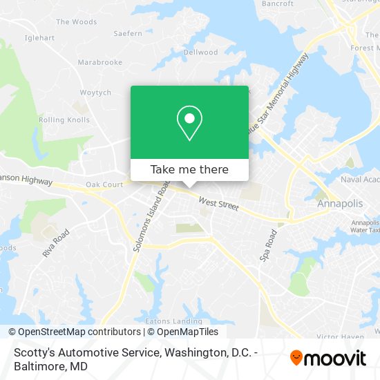 Mapa de Scotty's Automotive Service