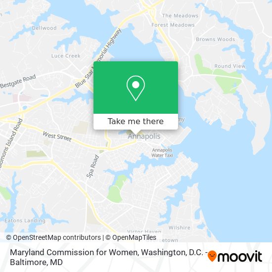 Maryland Commission for Women map