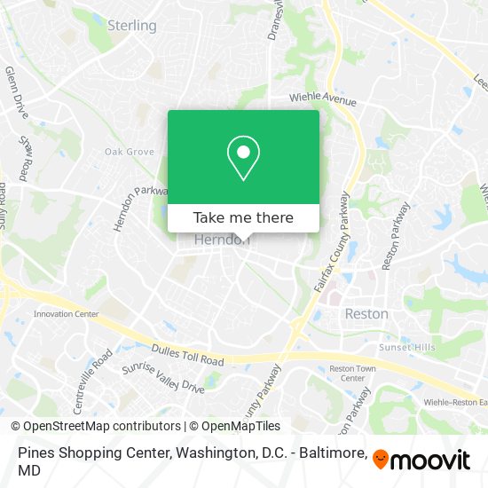 Pines Shopping Center map