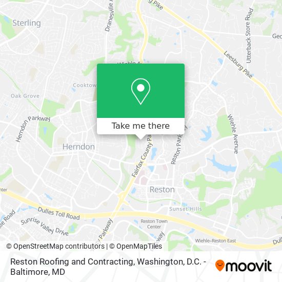 Mapa de Reston Roofing and Contracting