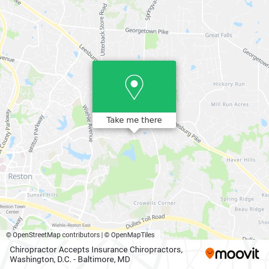 Chiropractor Accepts Insurance Chiropractors map