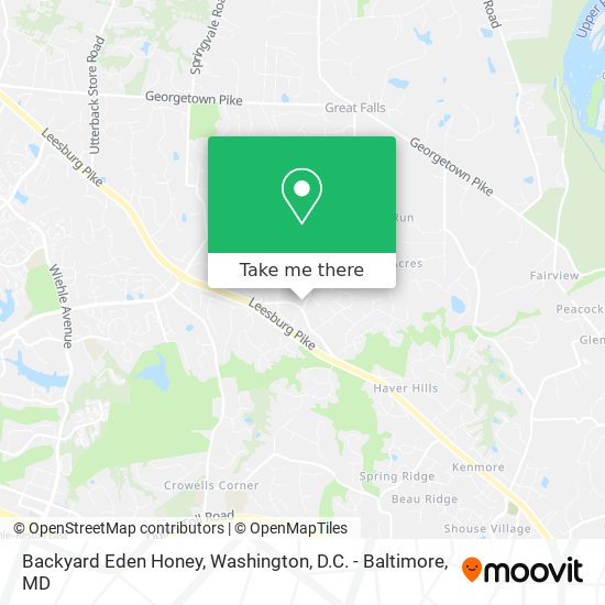 Backyard Eden Honey map