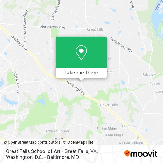 Great Falls School of Art - Great Falls, VA map