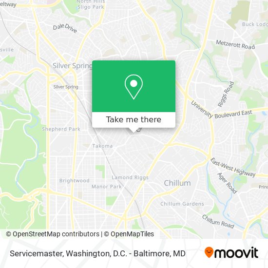 Servicemaster map