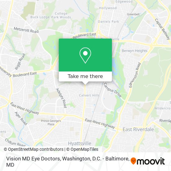 Vision MD Eye Doctors map