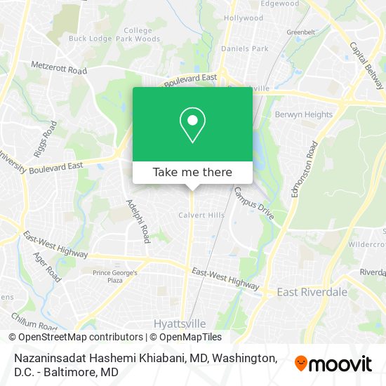 Nazaninsadat Hashemi Khiabani, MD map