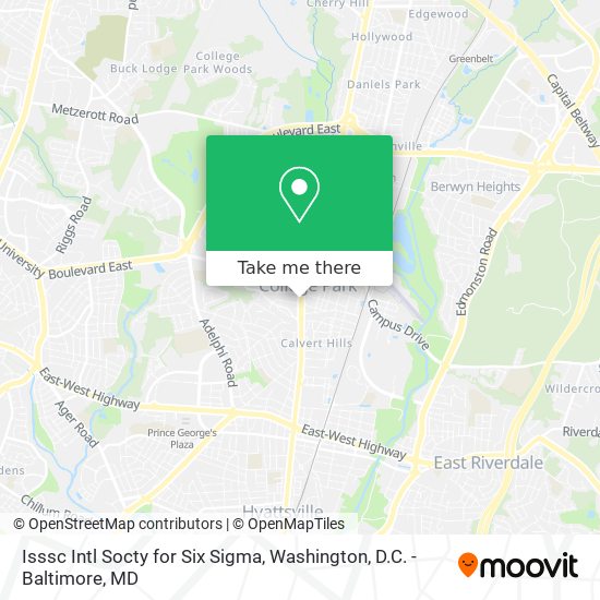 Isssc Intl Socty for Six Sigma map