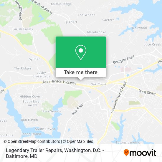 Mapa de Legendary Trailer Repairs