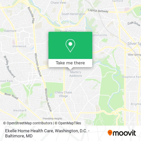 Mapa de Ekelle Home Health Care