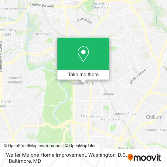 Walter Malone Home Improvement map