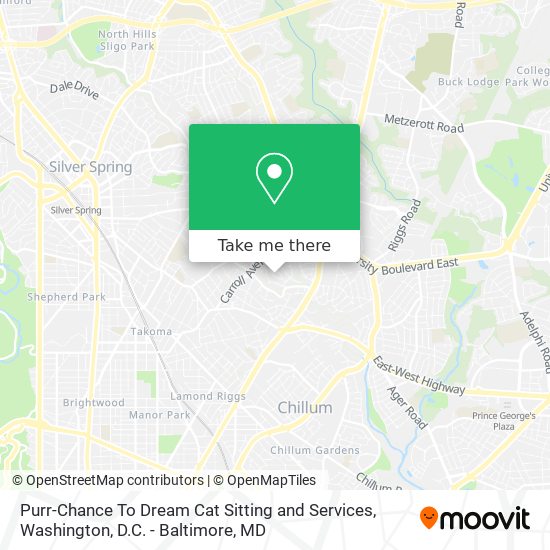 Mapa de Purr-Chance To Dream Cat Sitting and Services