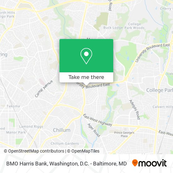 BMO Harris Bank map