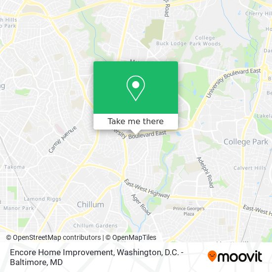 Encore Home Improvement map