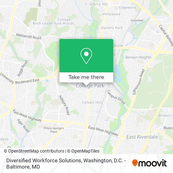 Diversified Workforce Solutions map