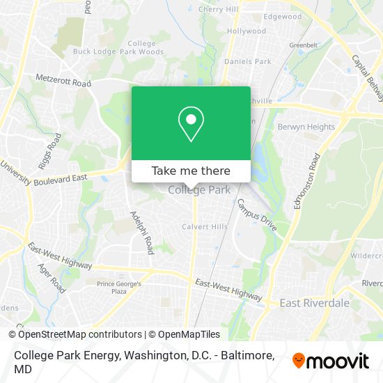 Mapa de College Park Energy