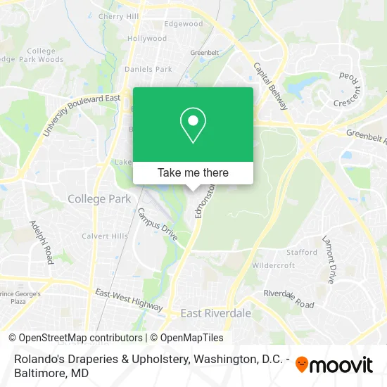 Rolando's Draperies & Upholstery map