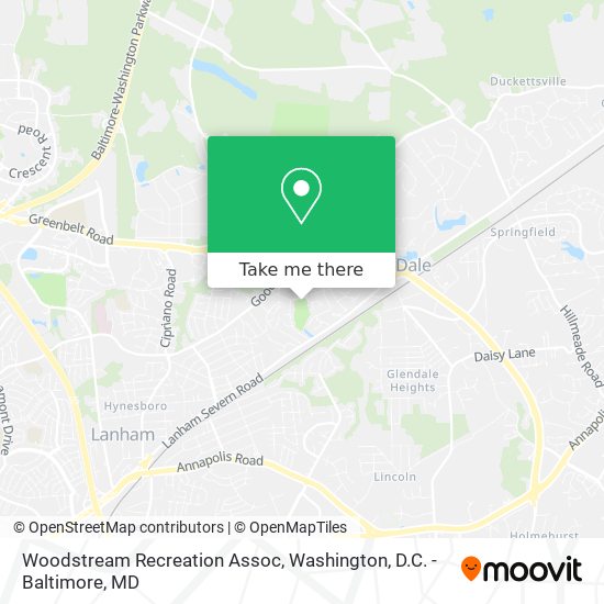 Woodstream Recreation Assoc map