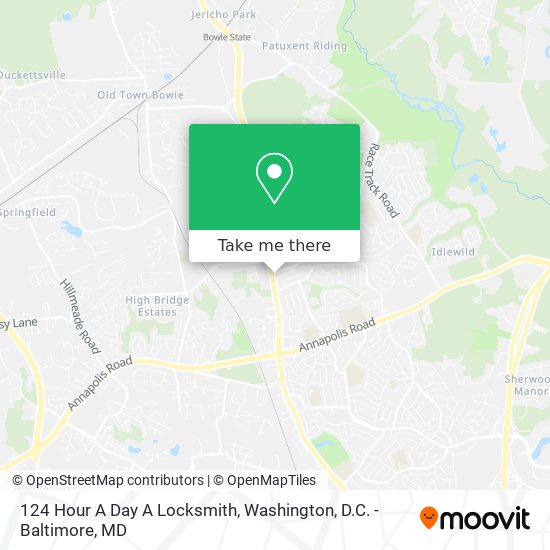 Mapa de 124 Hour A Day A Locksmith