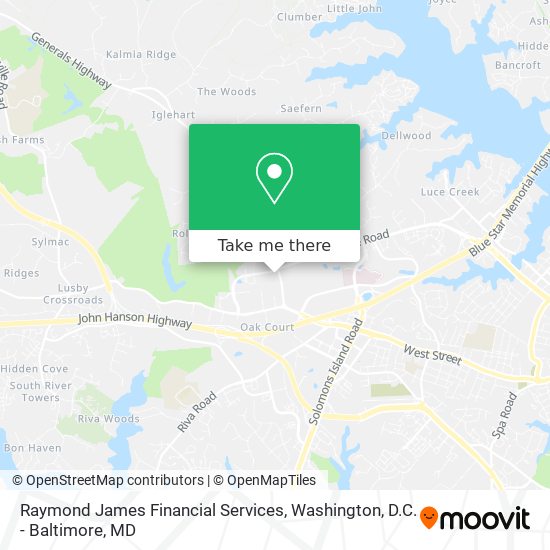 Raymond James Financial Services map