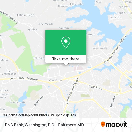 PNC Bank map