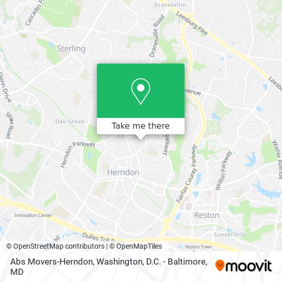 Mapa de Abs Movers-Herndon