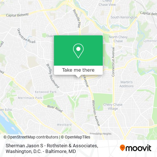 Sherman Jason S - Rothstein & Associates map