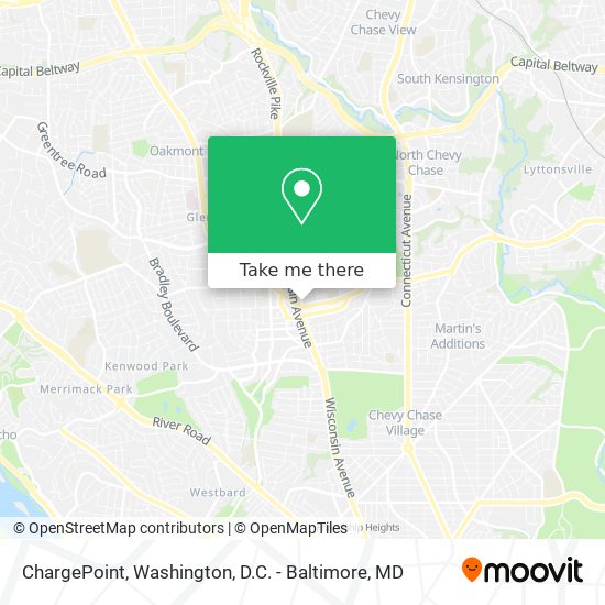 Mapa de ChargePoint