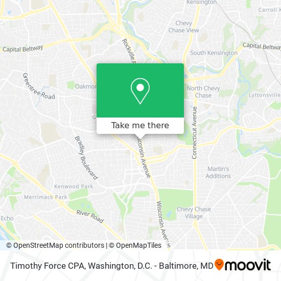 Timothy Force CPA map