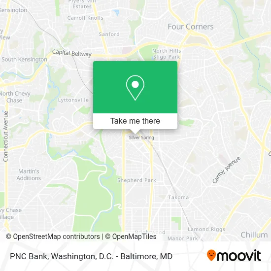 PNC Bank map