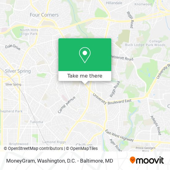 MoneyGram map