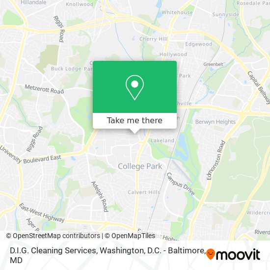 D.I.G. Cleaning Services map