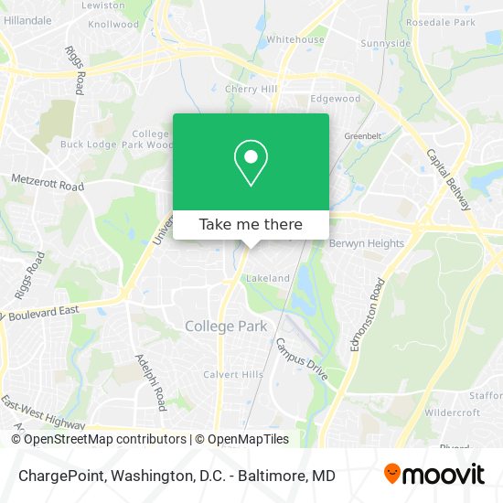 ChargePoint map