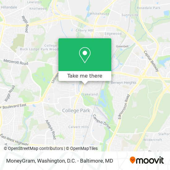 MoneyGram map