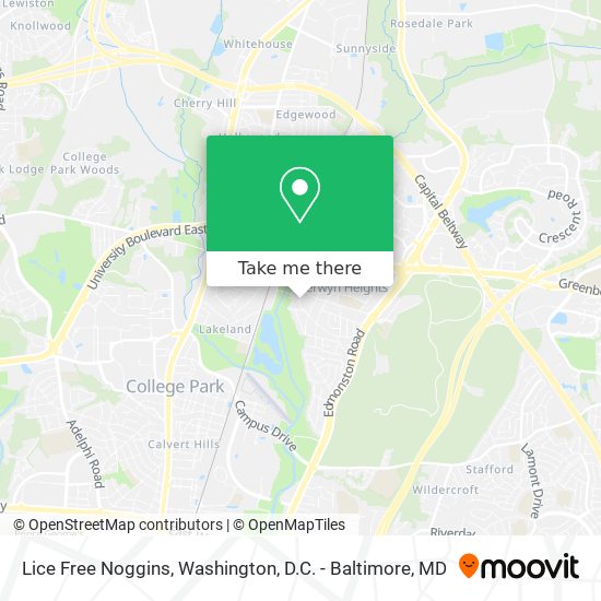 Lice Free Noggins map