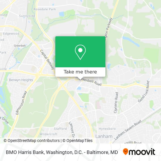 BMO Harris Bank map