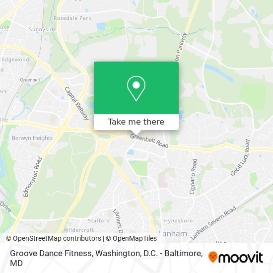 Groove Dance Fitness map