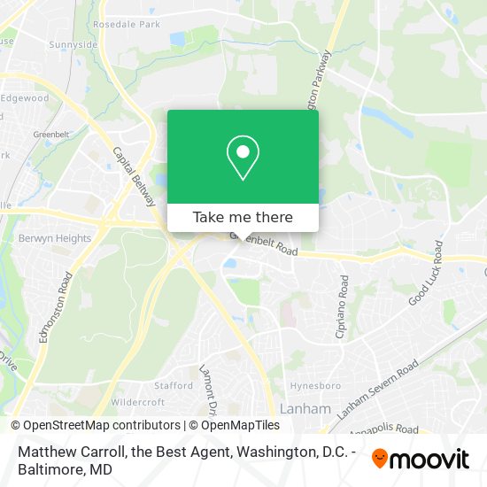 Matthew Carroll, the Best Agent map