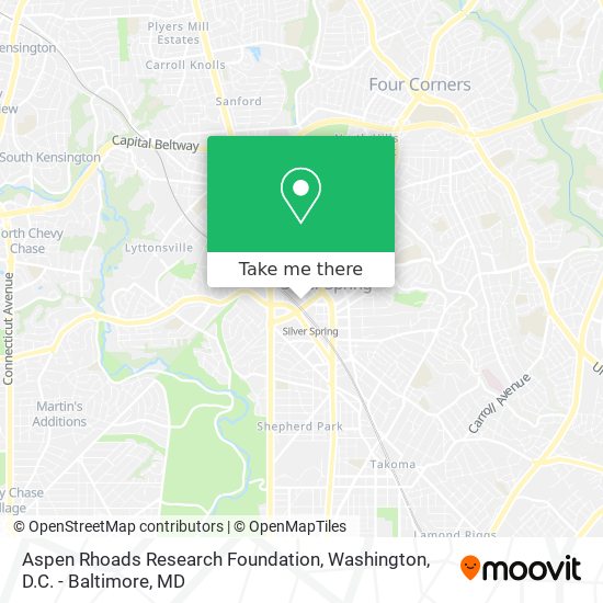 Aspen Rhoads Research Foundation map