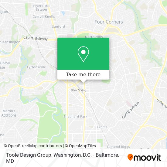 Mapa de Toole Design Group