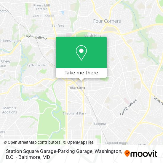 Station Square Garage-Parking Garage map