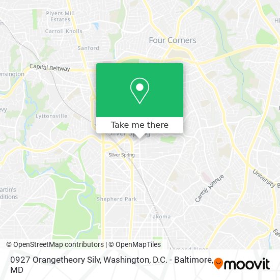 Mapa de 0927 Orangetheory Silv