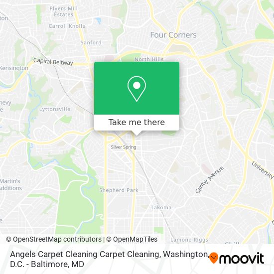 Mapa de Angels Carpet Cleaning Carpet Cleaning