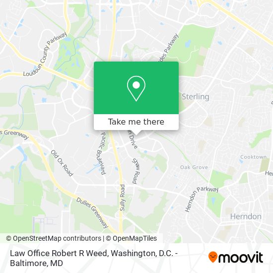 Mapa de Law Office Robert R Weed