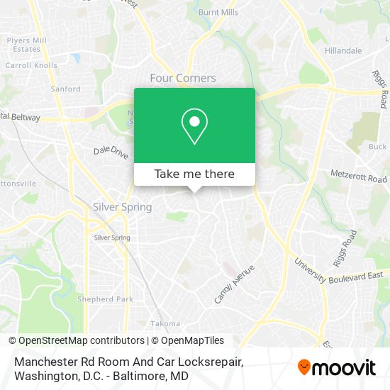 Manchester Rd Room And Car Locksrepair map