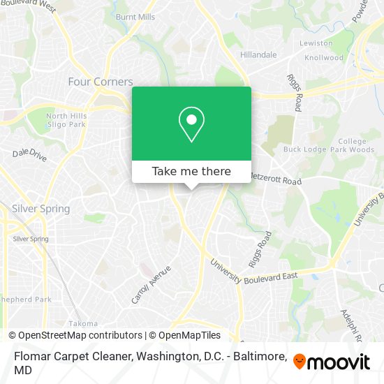 Flomar Carpet Cleaner map
