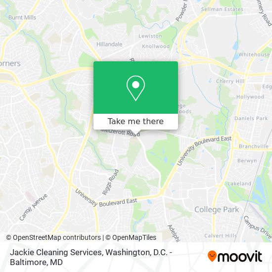 Jackie Cleaning Services map