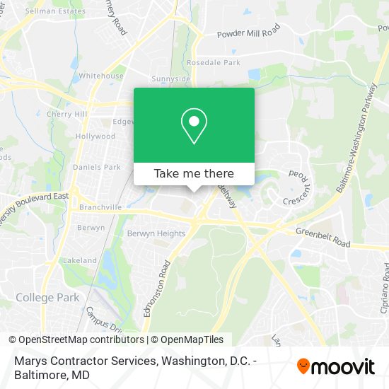 Mapa de Marys Contractor Services