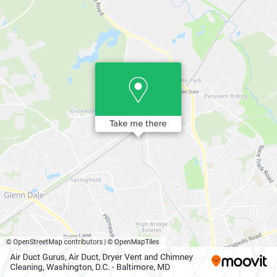 Mapa de Air Duct Gurus, Air Duct, Dryer Vent and Chimney Cleaning